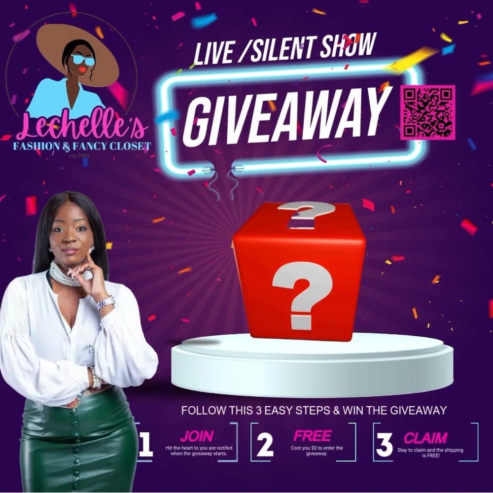 🎊🎊LIVE POSH GIVE AWAY🎊🎊